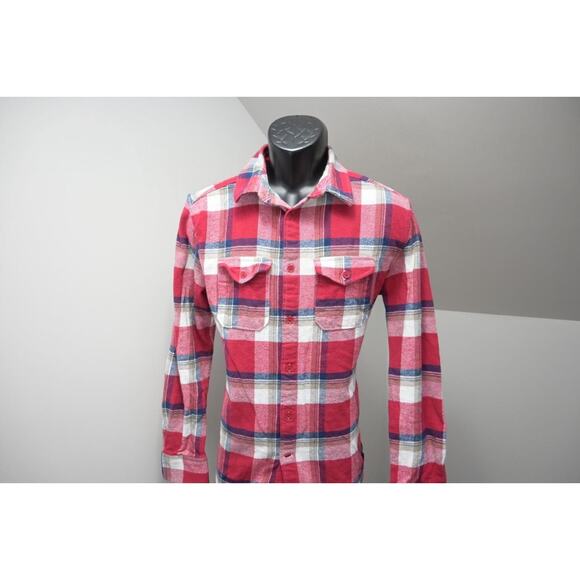 DC Skateboard Flannel Lumberjack Shirt Over Shirt Plaid Casual Mens Medium - Picture 1 of 9